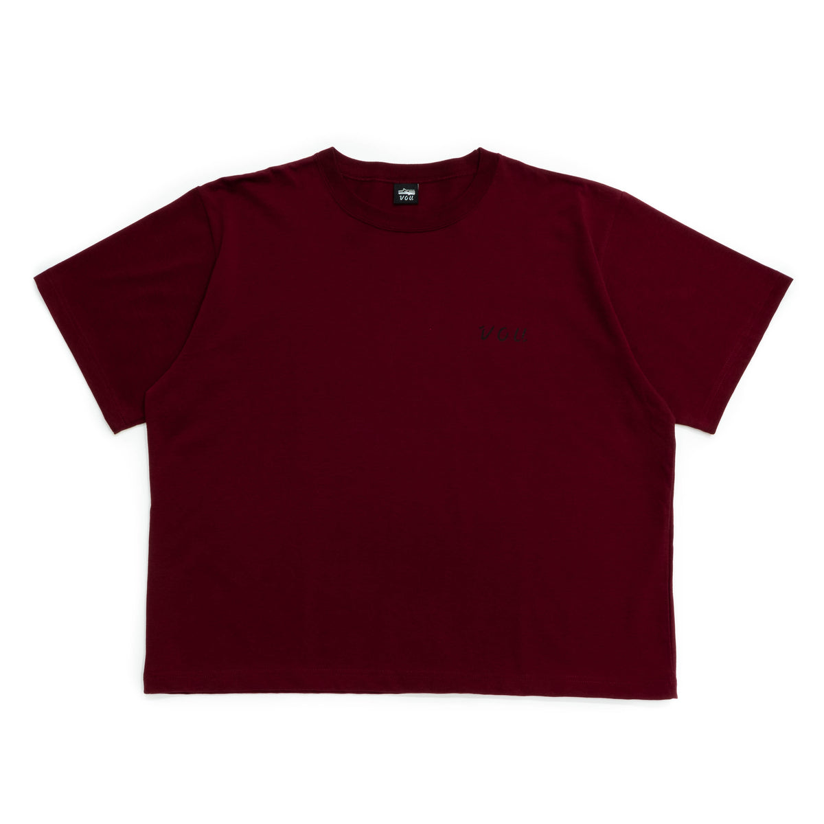 VOU/棒 contact Tee (BURGUNDY)