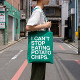 POTATO CHIPS TOTEBAG (GREEN)