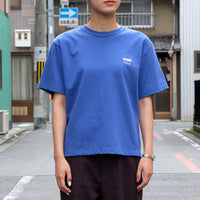 VOU/棒 1 POINT LOGO TEE (PURPLE BLUE)