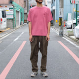 VOU/棒 1 POINT LOGO TEE (CORAL RED)