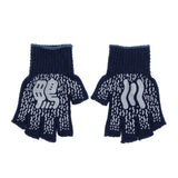鴨川軍手 (NAVY×GRAY)