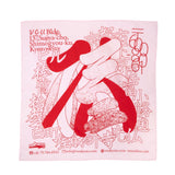 VOU/棒 CONTACT BANDANA (PALE RED)