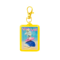 KEY RING "WAVE" (YELLOW)