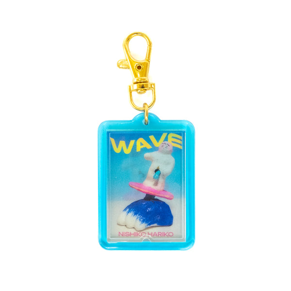 KEY RING "WAVE" (BLUE)