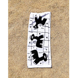 恐竜温泉タオル (BLACK)