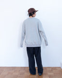 棒 刺繍 SWEATSHIRT (GRAY)