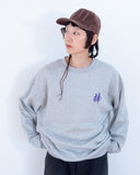 棒 刺繍 SWEATSHIRT (GRAY)