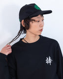 棒 刺繍 SWEATSHIRT (BLACK)