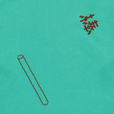 BIRDS ON VOU L/S TEE (GREEN)