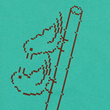 BIRDS ON VOU L/S TEE (GREEN)