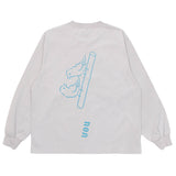 BIRDS ON VOU L/S TEE (GRAY)