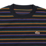 【COMING SOON】<br>VOU PEACE STRIPES L/S TEE (BLACK)