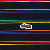 【COMING SOON】<br>VOU PEACE STRIPES L/S TEE (BLACK)