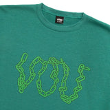 VOU CHAIN LOGO TEE (GREEN × LIGHT GREEN)