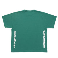 VOU CHAIN LOGO TEE (GREEN × WHITE)