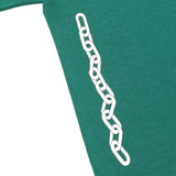 VOU CHAIN LOGO TEE (GREEN × WHITE)