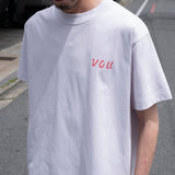 VOU/棒 CONTACT TEE (GRAY)