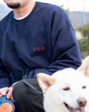 VOU/棒 CONTACT SWEAT (NAVY)