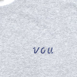 VOU/棒 CONTACT SWEAT (GRAY)