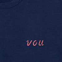 VOU/棒 CONTACT SWEAT (NAVY)