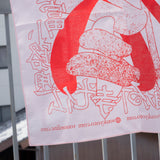 VOU/棒 CONTACT BANDANA (PALE RED)