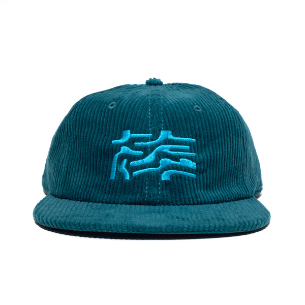 棒3 CORDUROY CAP (TURQUOISE)