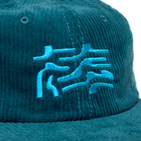 棒3 CORDUROY CAP (TURQUOISE)