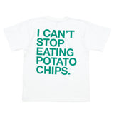 【VOU/棒 ORIGINAL × しんご】V∞U POTATO CHIPS TEE (WHITE × GREEN)