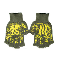 鴨川軍手 (OLIVE×YELLOW)