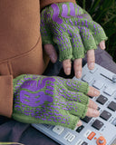 鴨川軍手 (GREEN×PURPLE)
