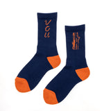 VOU LOGO&LOG SOX (NAVY)