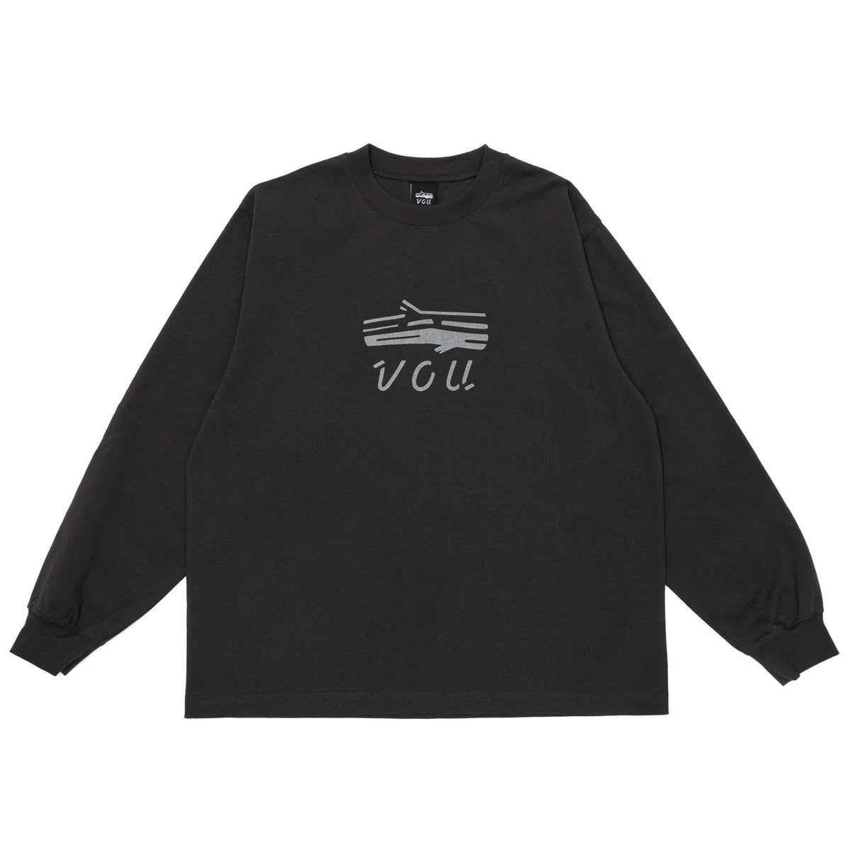 VOU/棒 ORIGINAL / VOU LOGO L/S TEE (BLACK) – VOU/棒 ONLINE