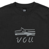 【COMING SOON】<br>VOU LOGO L/S TEE (BLACK)