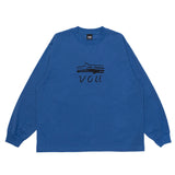 【COMING SOON】<br>VOU LOGO L/S TEE (BLUE)