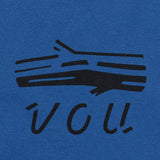 【COMING SOON】<br>VOU LOGO L/S TEE (BLUE)
