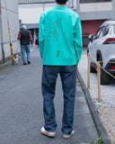 BIRDS ON VOU L/S TEE (GREEN)