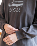 VOU LOGO L/S TEE (BLACK)
