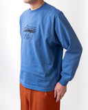 【COMING SOON】<br>VOU LOGO L/S TEE (BLUE)