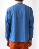 【COMING SOON】<br>VOU LOGO L/S TEE (BLUE)