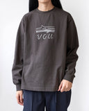 【COMING SOON】<br>VOU LOGO L/S TEE (BLACK)
