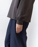 【COMING SOON】<br>VOU LOGO L/S TEE (BLACK)