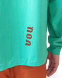 BIRDS ON VOU L/S TEE (GREEN)