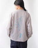 BIRDS ON VOU L/S TEE (GRAY)