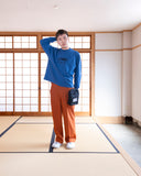 【COMING SOON】<br>VOU LOGO L/S TEE (BLUE)