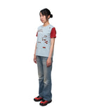 260626_rideonvou TEE (LIGHT BLUE x RED)