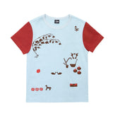 260626_rideonvou TEE (LIGHT BLUE x RED)