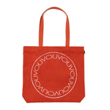 VOU CIRCLE LOGO TOTEBAG (ORANGE)