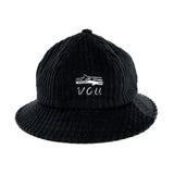 VOU CORDUROY HAT (BLACK)